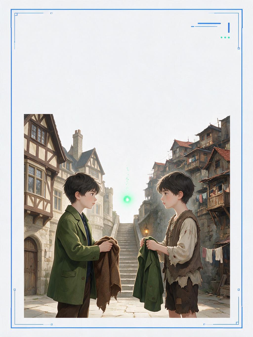 《王子与贫儿(插图版)》封面